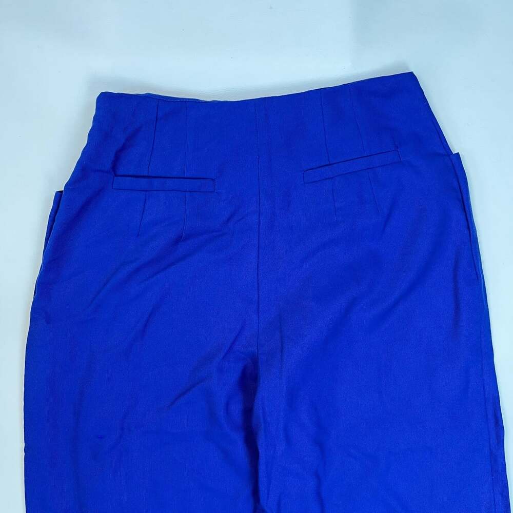 NWOT Farm Rio Navy Blue High Waisted Pants Size M W30 Women's - Picture 12 of 13